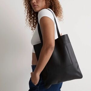 NWT Madewell Black Forest Leather Tote Bag